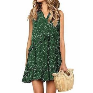 Polka Dot Ruffle Dress